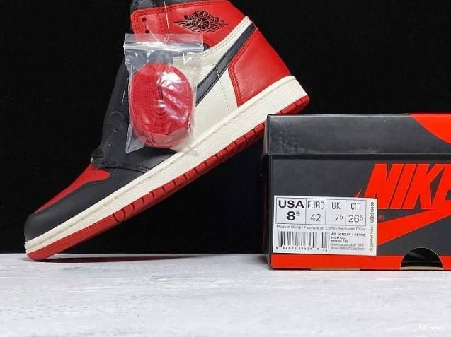Rep MAX Retro Bred High OG Air Toe 1 Jordan 555088-610 0729